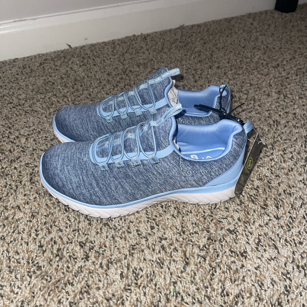 Athletic Works Blue and Gray Women's Athletic Shoes